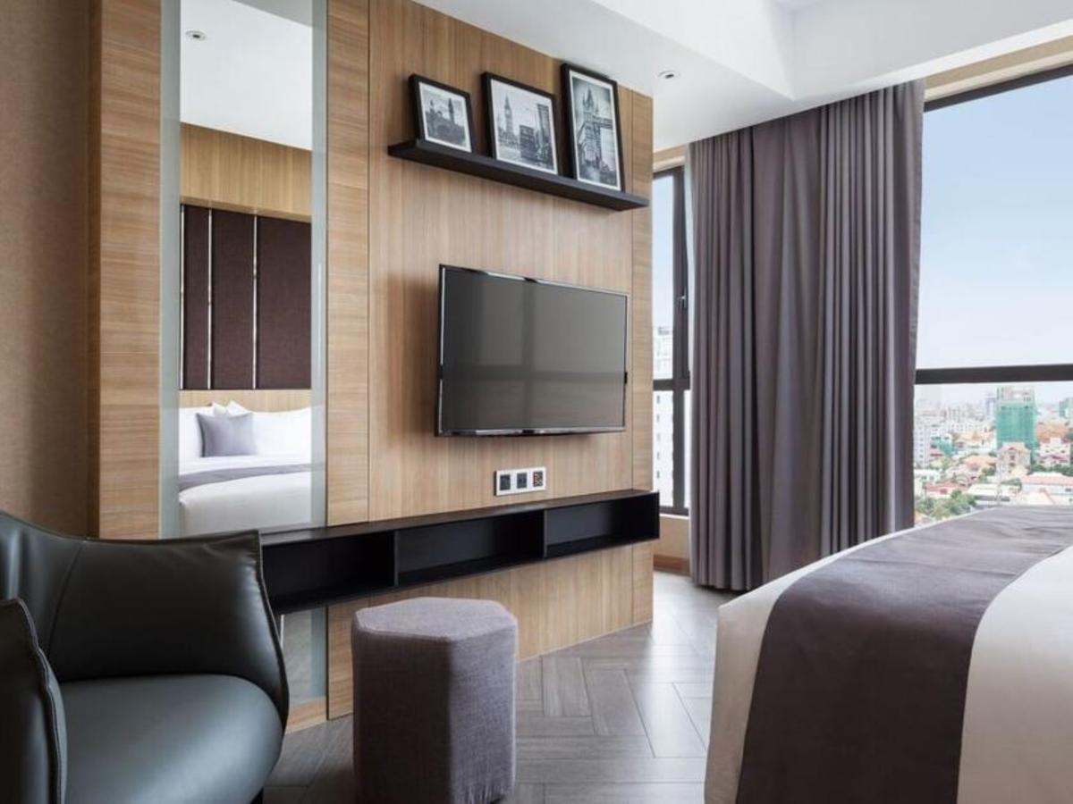 One Residence Hotel & Apartment Phnom Penh Exteriör bild